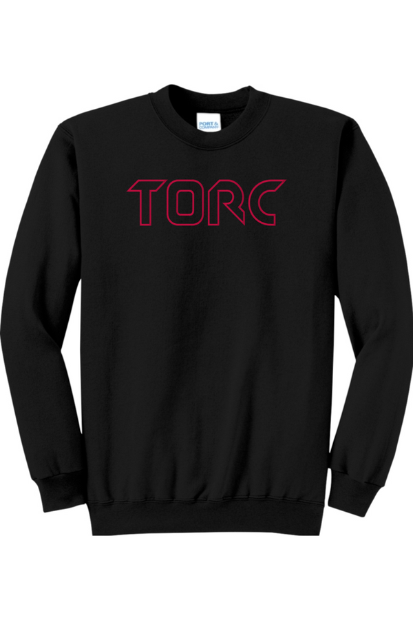 Torc Horn Award: Core Fleece Crewneck Sweatshirt WITH SLEEVE LOGO