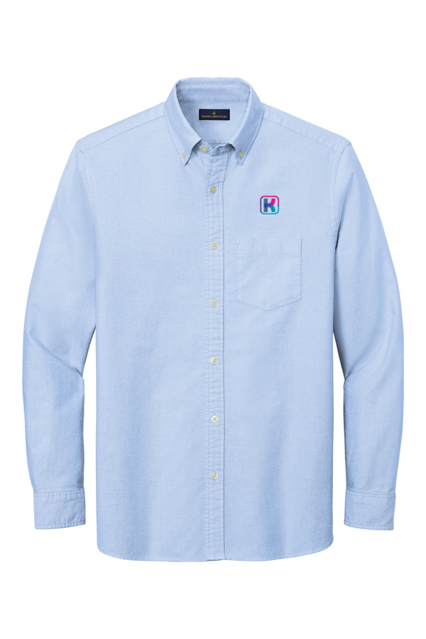 KlariVis: Brooks Brothers ADULT Casual Oxford Cloth Shirt (with Sleeve Logo)
