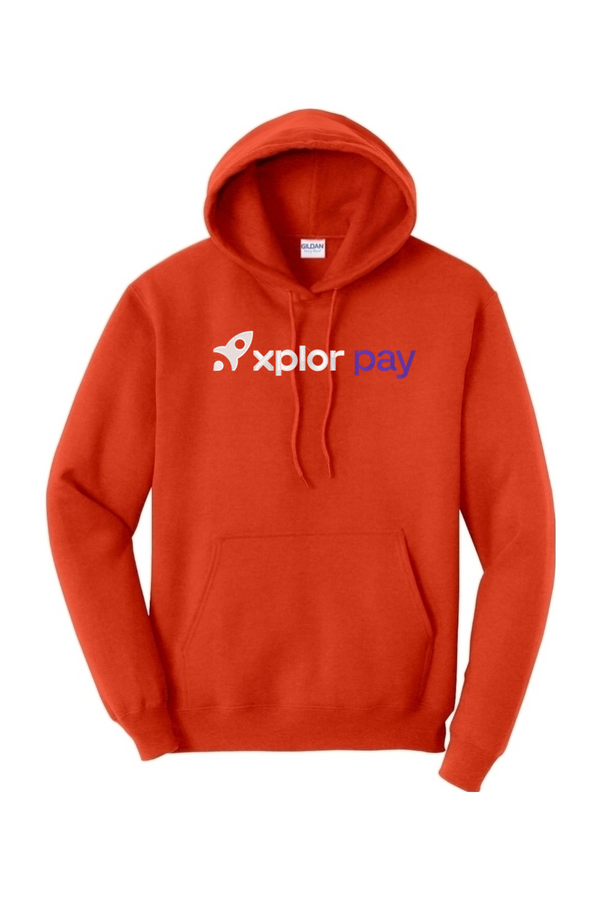 Xplor Pay: ADULT Heavy Hooded Sweatshirt (FullFront Embroidery)