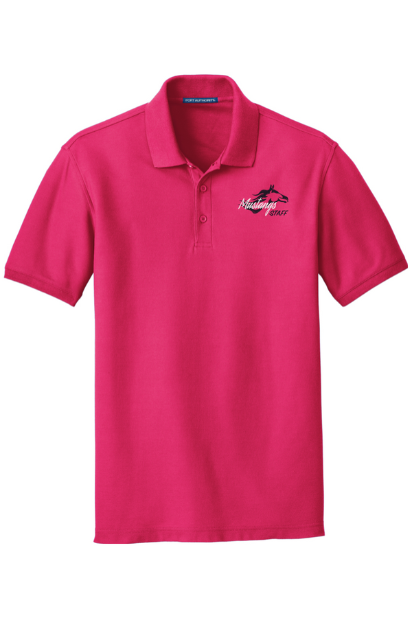 MVES Staff: ADULT Classic Pique Polo (Embroidered)