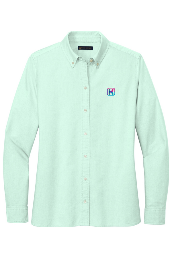 KlariVis: Brooks Brothers Women's Casual Oxford Cloth Shirt (with Sleeve Logo)