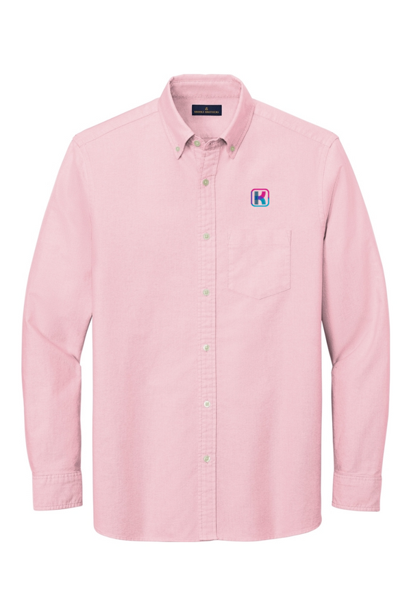 KlariVis: Brooks Brothers ADULT Casual Oxford Cloth Shirt (with Sleeve Logo)