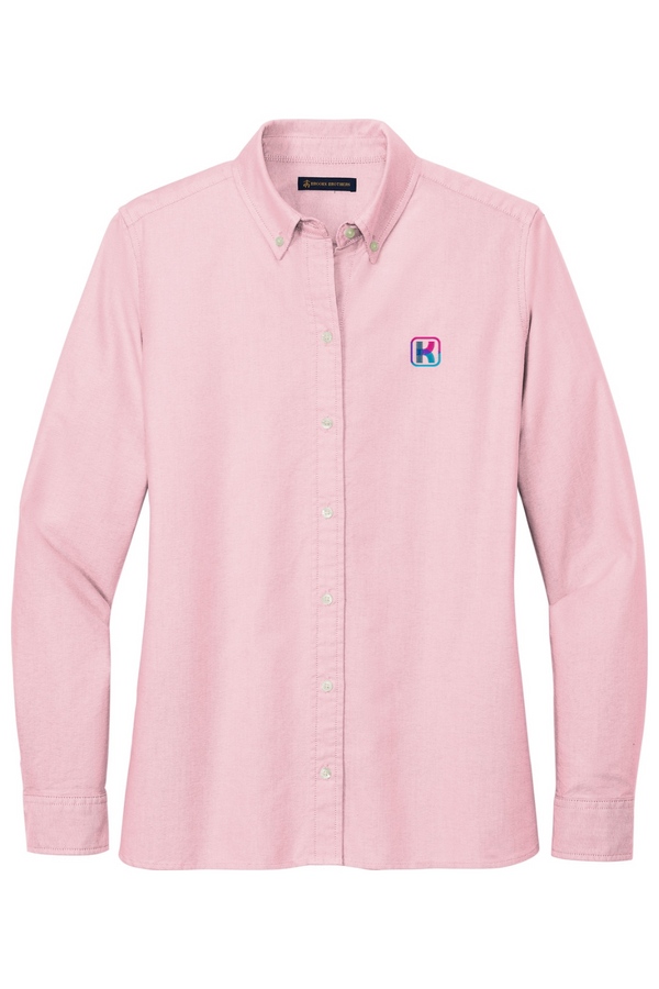 KlariVis: Brooks Brothers Women's Casual Oxford Cloth Shirt (with Sleeve Logo)