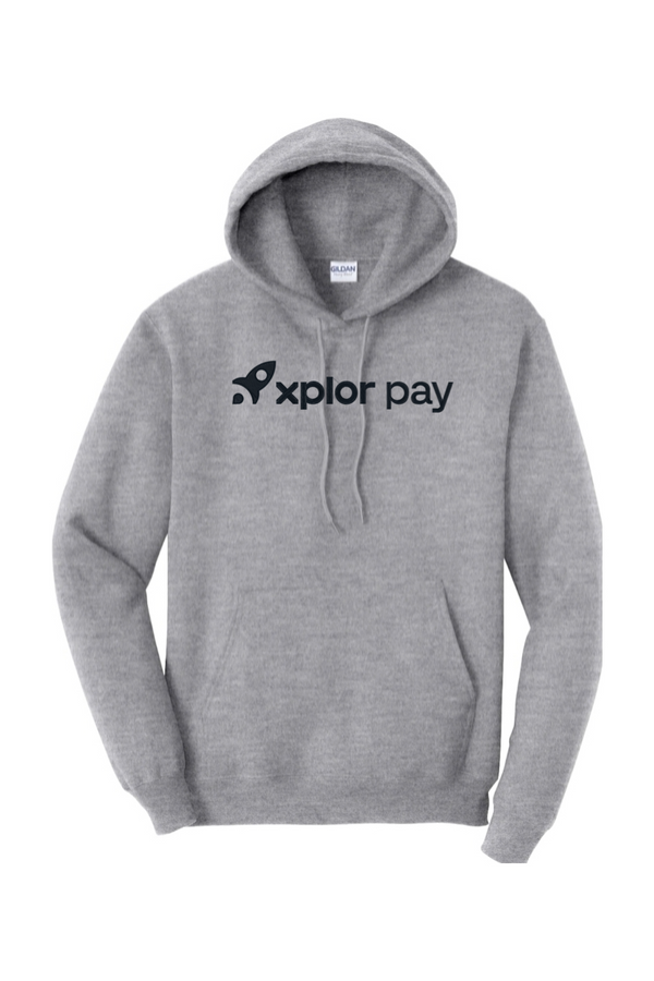 Xplor Pay: ADULT Heavy Hooded Sweatshirt (FullFront Embroidery)