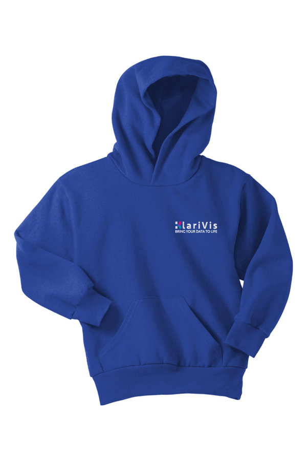 KlariVis: YOUTH Fleece Pullover Hooded Sweatshirt