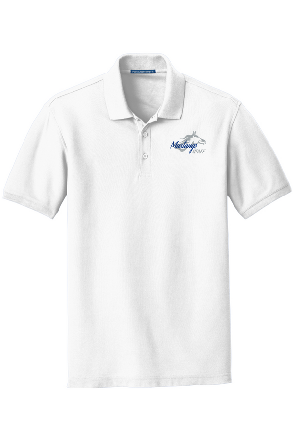 MVES Staff: ADULT Classic Pique Polo (Embroidered)