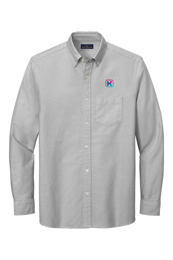 KlariVis: Brooks Brothers ADULT Casual Oxford Cloth Shirt (with Sleeve Logo)