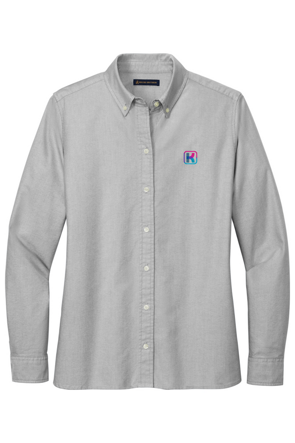 KlariVis: Brooks Brothers Women's Casual Oxford Cloth Shirt (with Sleeve Logo)