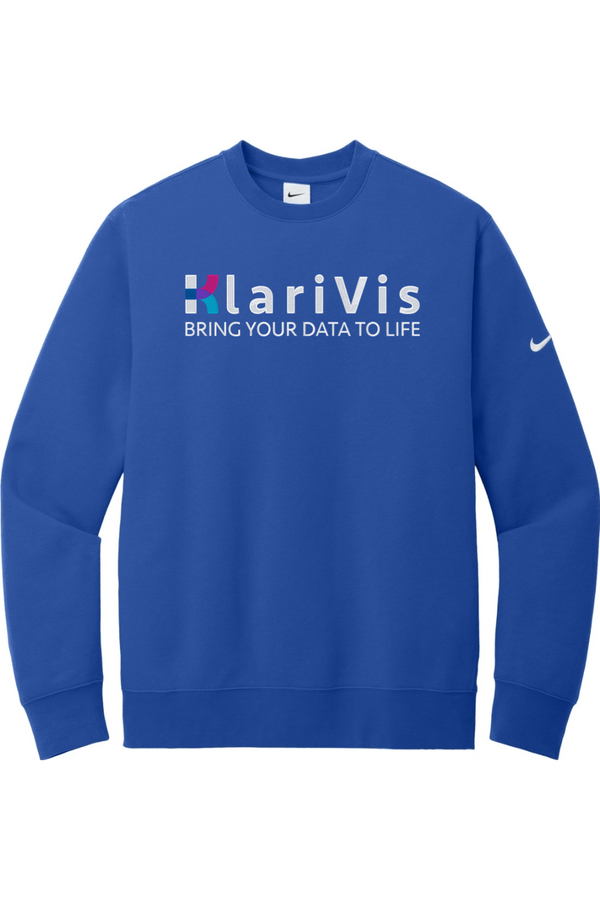 KlariVis: Nike ADULT Club Fleece Sleeve Swoosh Crew