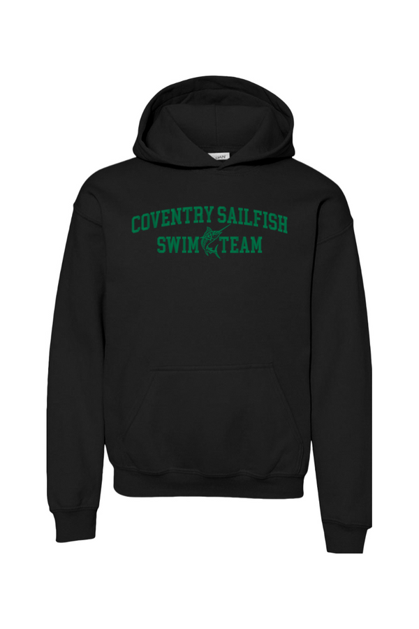 Coventry Sailfish: YOUTH Heavy Hooded Sweatshirt (FullFront Embroidery)