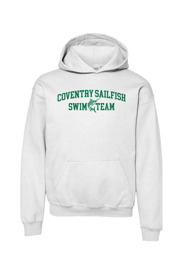 Coventry Sailfish: YOUTH Heavy Hooded Sweatshirt (FullFront Embroidery)