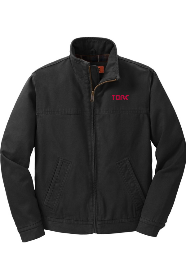 Torc: ADULT Washed Duck Cloth Flannel-Lined Work Jacket