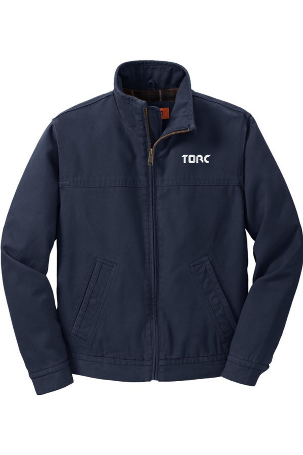 Torc: ADULT Washed Duck Cloth Flannel-Lined Work Jacket