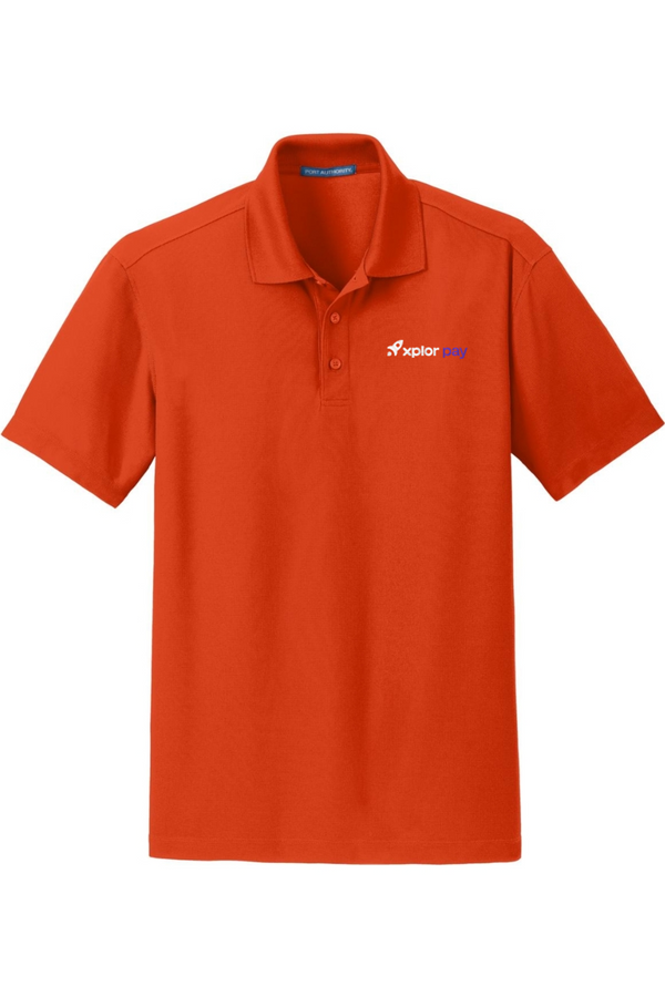 Xplor Pay: ADULT Dry-Wick Grid-Texture Performance Polo (Embroidered)