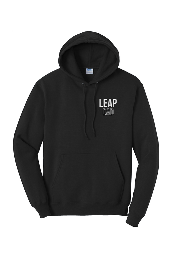 Leap Dad: ADULT Classic Fleece Pullover Hooded Sweatshirt