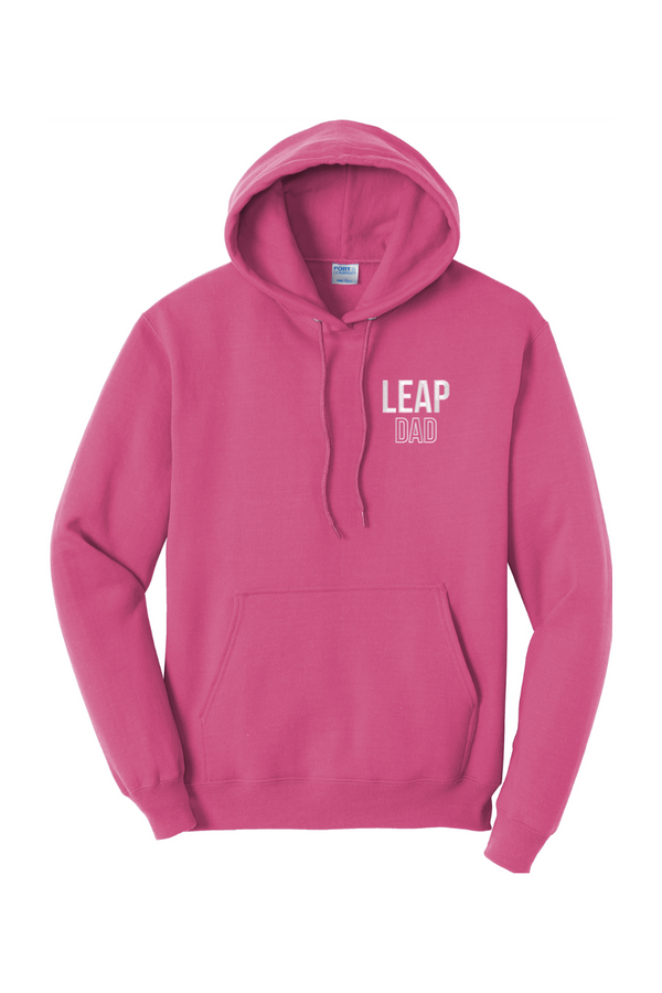 Leap Dad: ADULT Classic Fleece Pullover Hooded Sweatshirt
