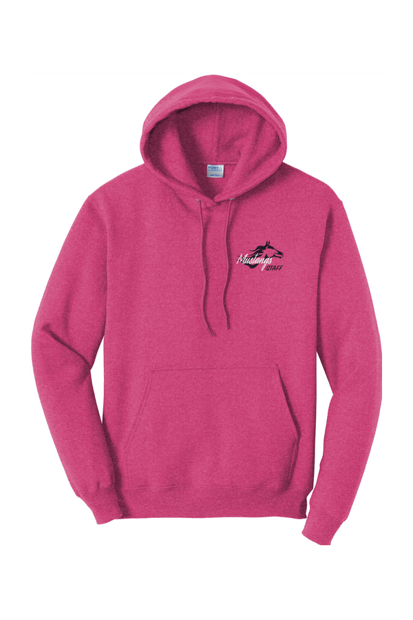 MVES Staff: ADULT Fleece Pullover Hooded Sweatshirt (Embroidered)
