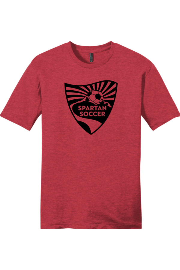 Spartan Soccer: ADULT Heather Blend Ringspun Tee