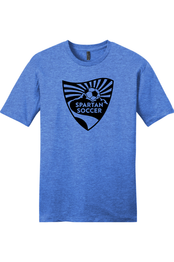 Spartan Soccer: ADULT Heather Blend Ringspun Tee