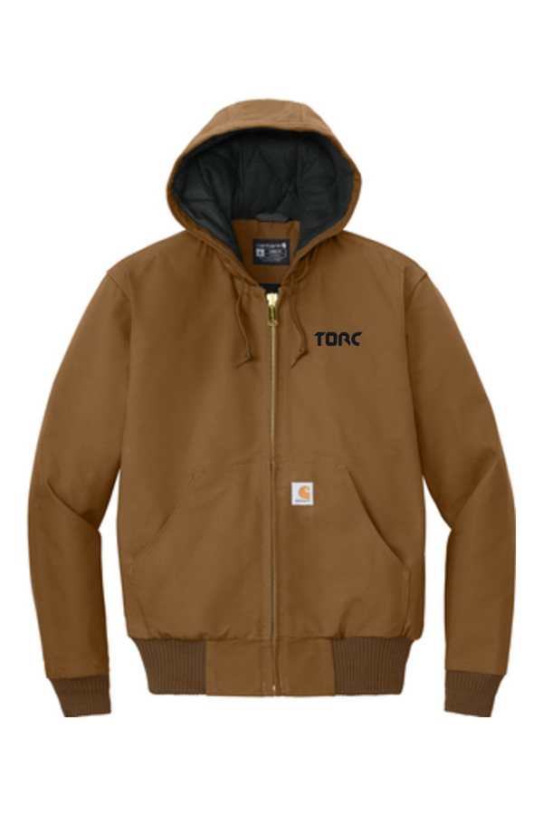 Torc: Carhartt Quilted-Flannel-Lined Duck Active Jac (Embroidered)