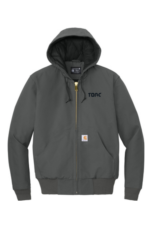 Torc: Carhartt Quilted-Flannel-Lined Duck Active Jac (Embroidered)