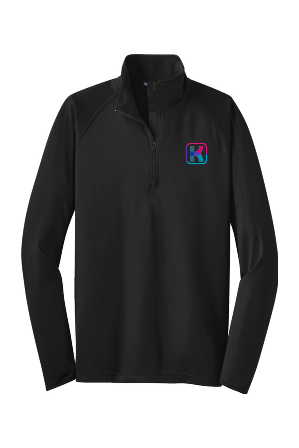 KlariVis: ADULT Sport-Wick Stretch 1/2-Zip Pullover (with Sleeve Logo)
