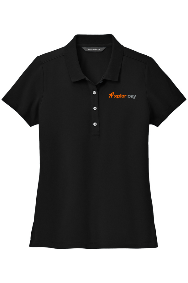 Xplor Pay: LADIES Stretch Pique Performance Polo (Embroidered)