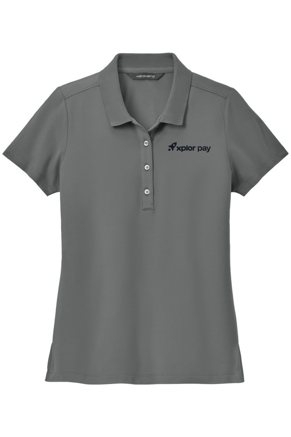 Xplor Pay: LADIES Stretch Pique Performance Polo (Embroidered)