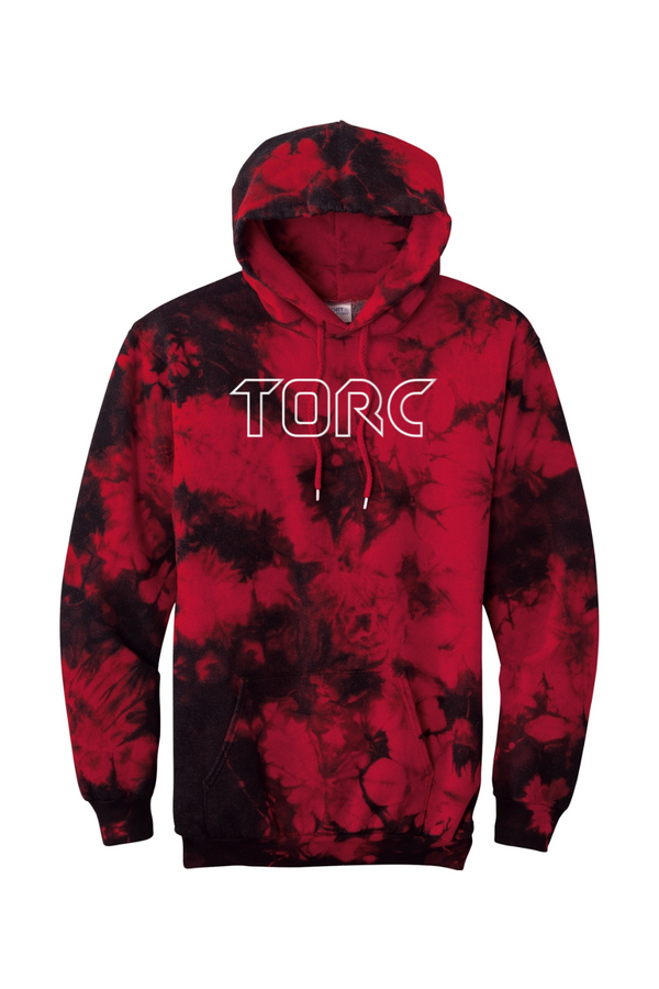 Torc: Crystal Tie-Dye Pullover Hoodie (FullFront Embroidery)