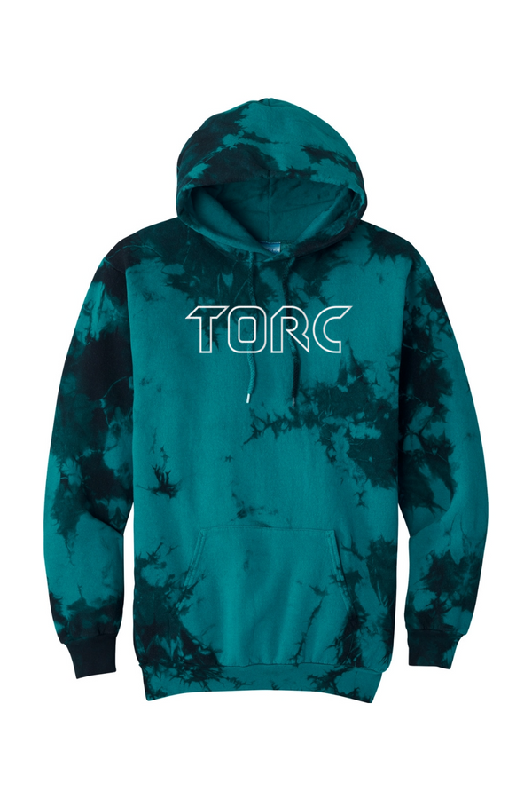 Torc: Crystal Tie-Dye Pullover Hoodie (FullFront Embroidery)