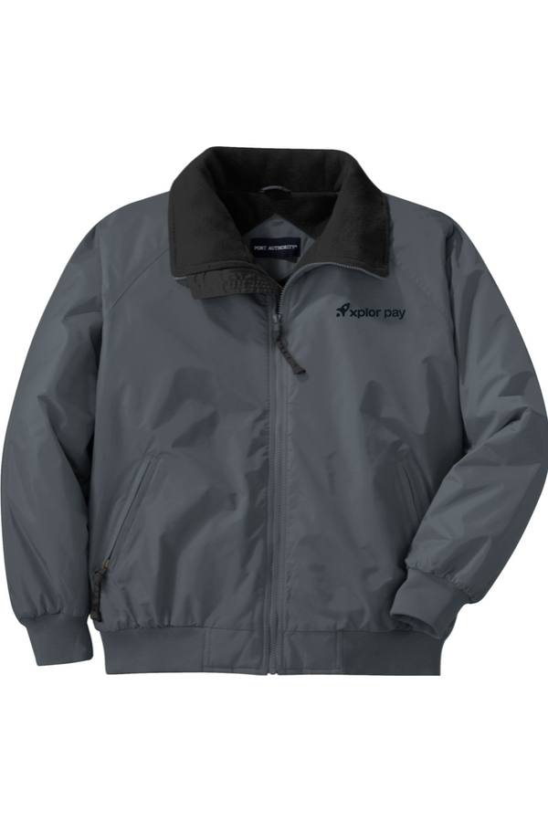 Xplor Pay: ADULT Fleece-Lined Nylon Shell Jacket (Embroidered)