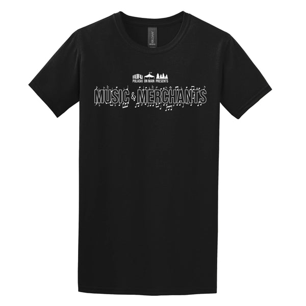 Music and Merchants: Unisex SoftStyle Printed T