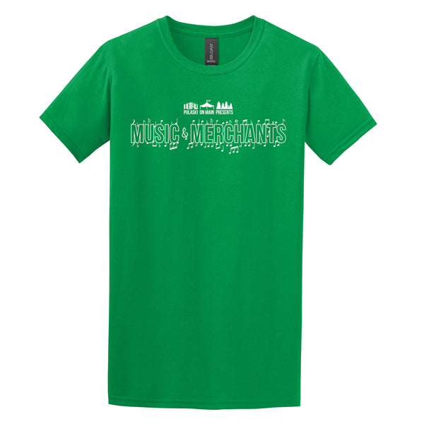 Music and Merchants: Unisex SoftStyle Printed T