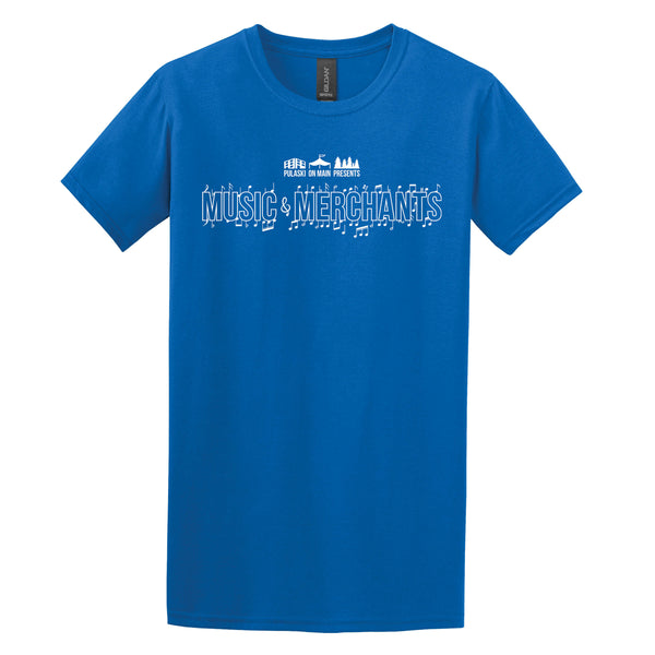 Music and Merchants: Unisex SoftStyle Printed T