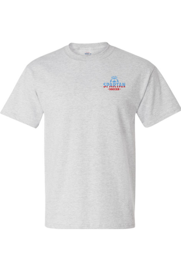 Spartan Soccer: Embroidered Heavyweight Ringspun T