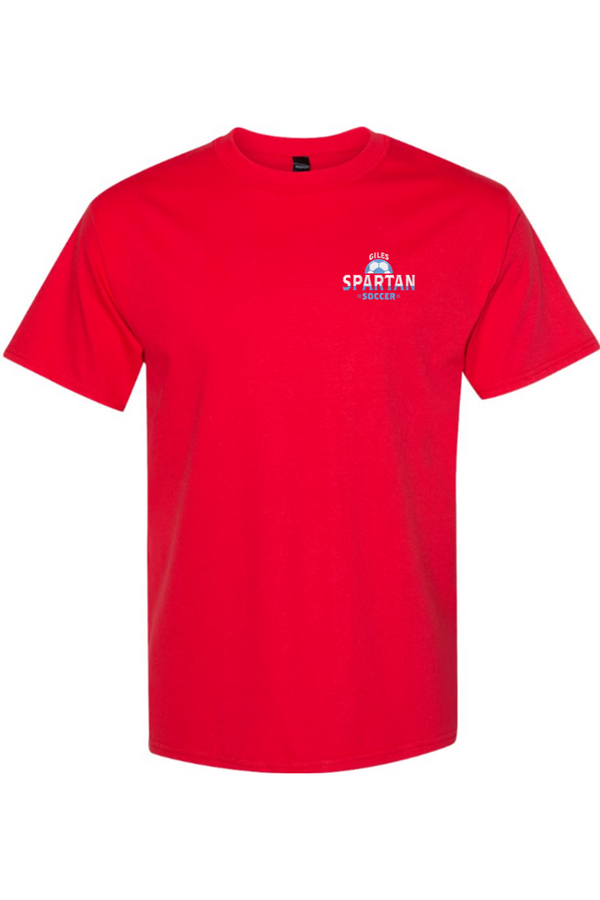 Spartan Soccer: Embroidered Heavyweight Ringspun T