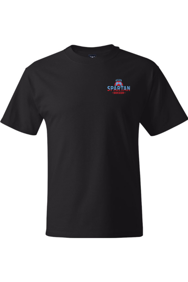 Spartan Soccer: Embroidered Heavyweight Ringspun T