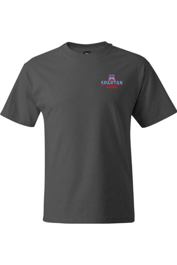 Spartan Soccer: Embroidered Heavyweight Ringspun T