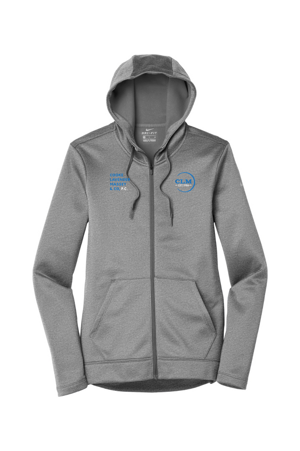 CLM: Nike Ladies Therma-FIT Full-Zip Fleece Hoodie