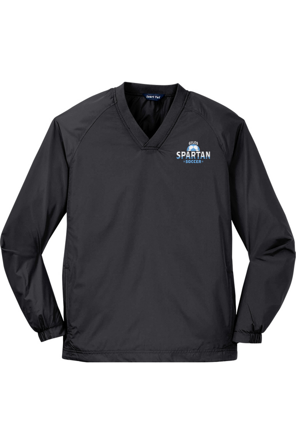 Spartan Soccer: V-Neck Raglan Wind Shirt
