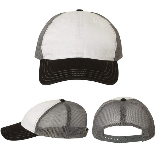 Richardson: Tri-Tone Garment-Washed Trucker Cap