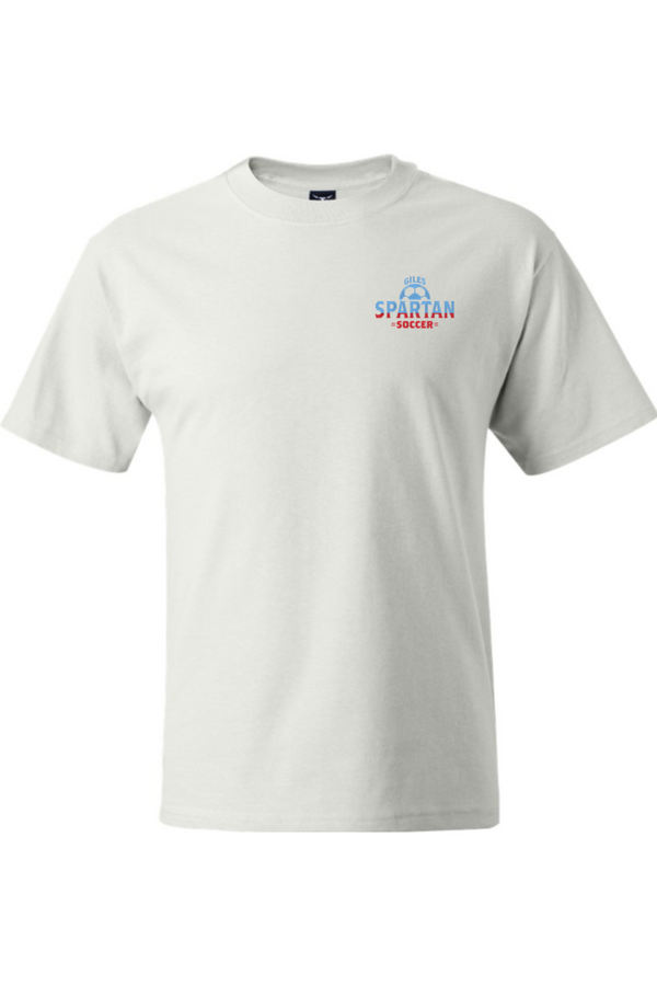 Spartan Soccer: Embroidered Heavyweight Ringspun T