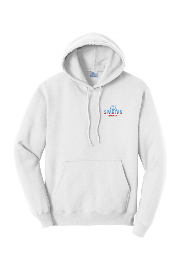 Spartan Soccer: Embroidered Hooded Sweatshirt