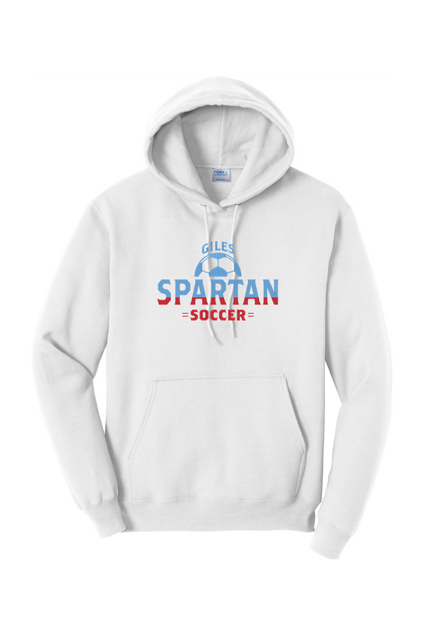 Spartan Soccer: Embroidered Hooded Sweatshirt