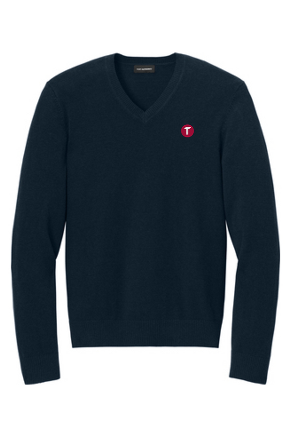 Torc: ADULT Easy Care V-Neck Sweater (Embroidered)