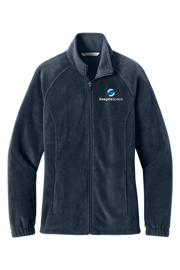 Seagate Space: LADIES Plush Fleece Full-Zip Jacket (Embroidered)