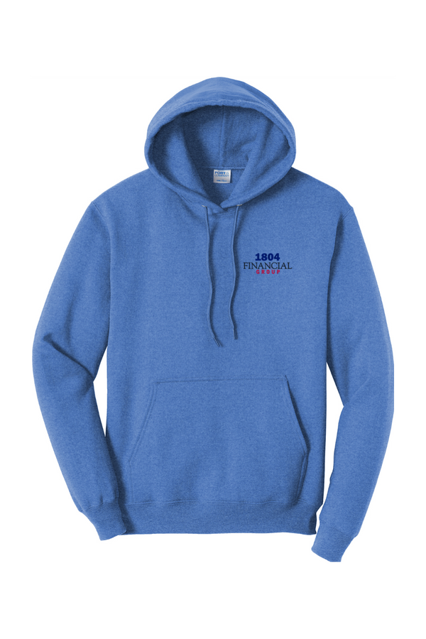 1804: ADULT Classic Fleece Pullover Hooded Sweatshirt