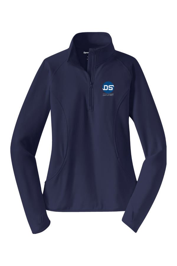 DS/IWT: LADIES Sport-Wick Stretch 1/4-Zip Pullover (Embroidered)