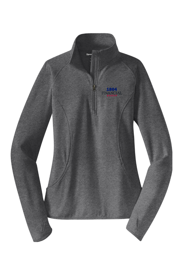 1804: LADIES Sport-Wick Stretch 1/2-Zip Pullover