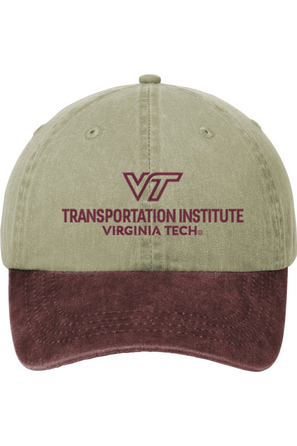 VTTI: Two-Tone Pigment-Dyed Cap (Embroidered)